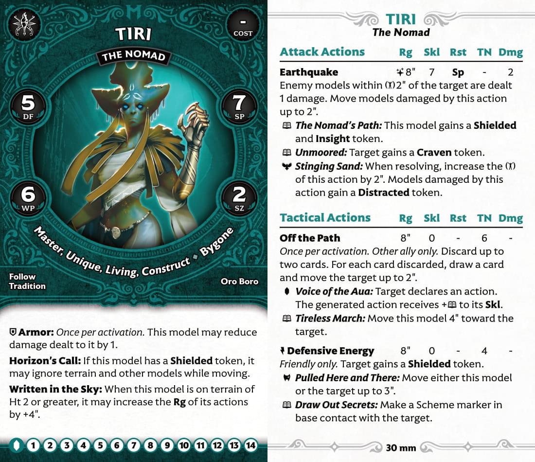 Tiri, The Nomad