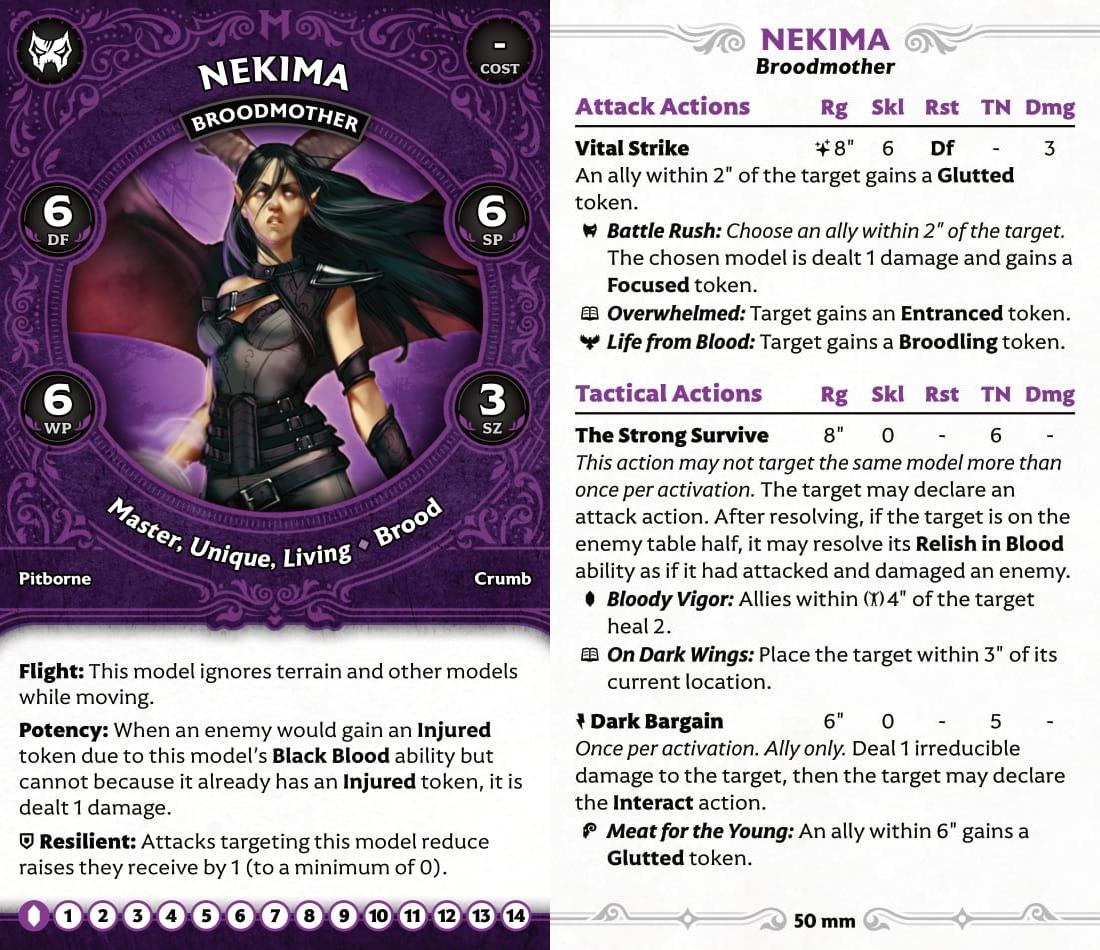 Nekima, Broodmother