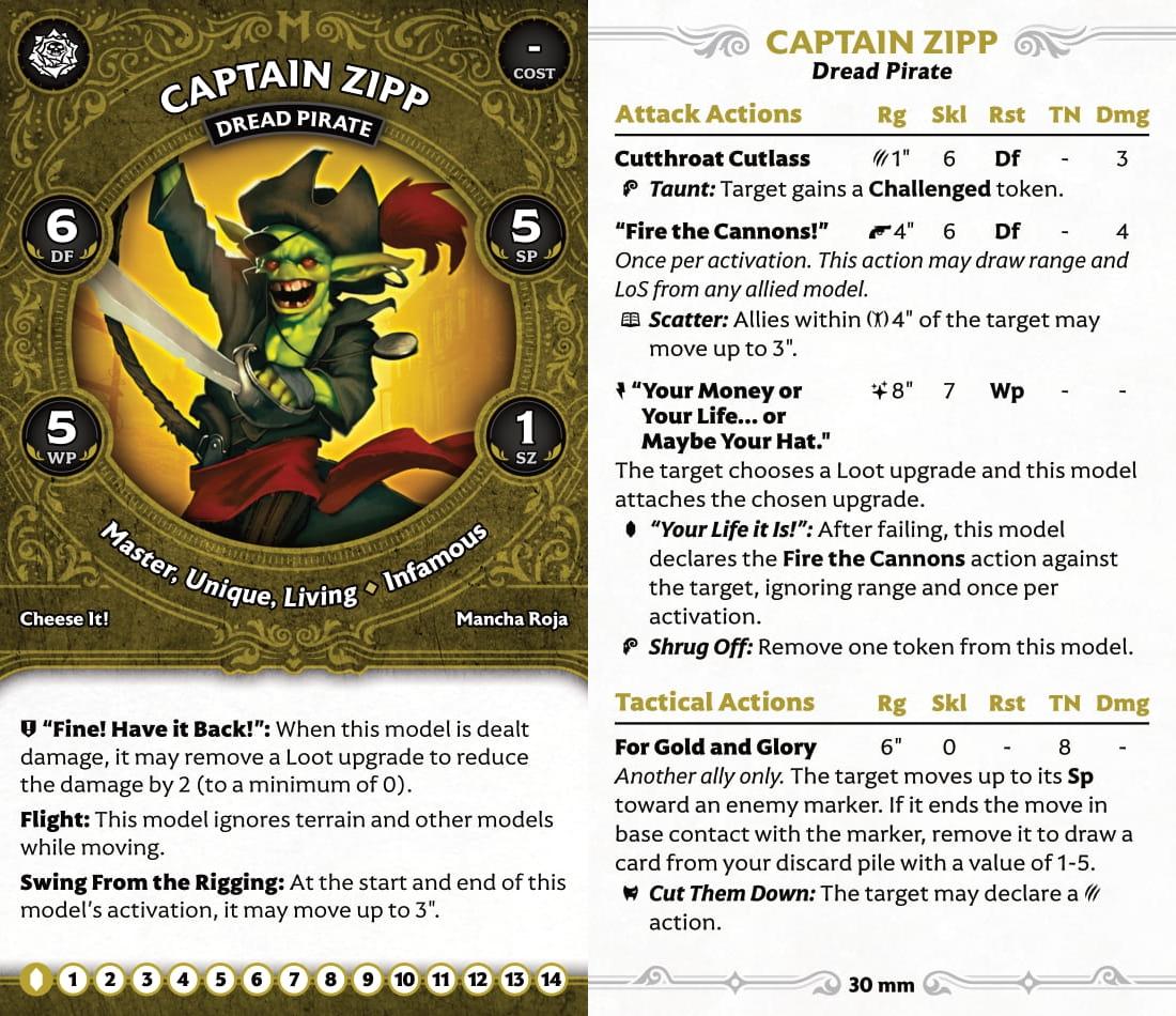 Captain Zipp, Dread Pirate — BiggerHat